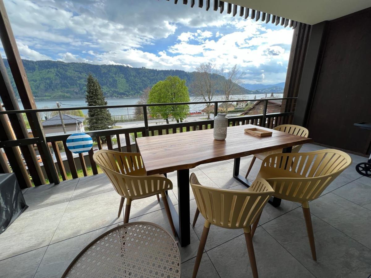 Ferienwohnung Mit Seeblick - Ossiacher See Gerlitzen 사텐도르프 외부 사진