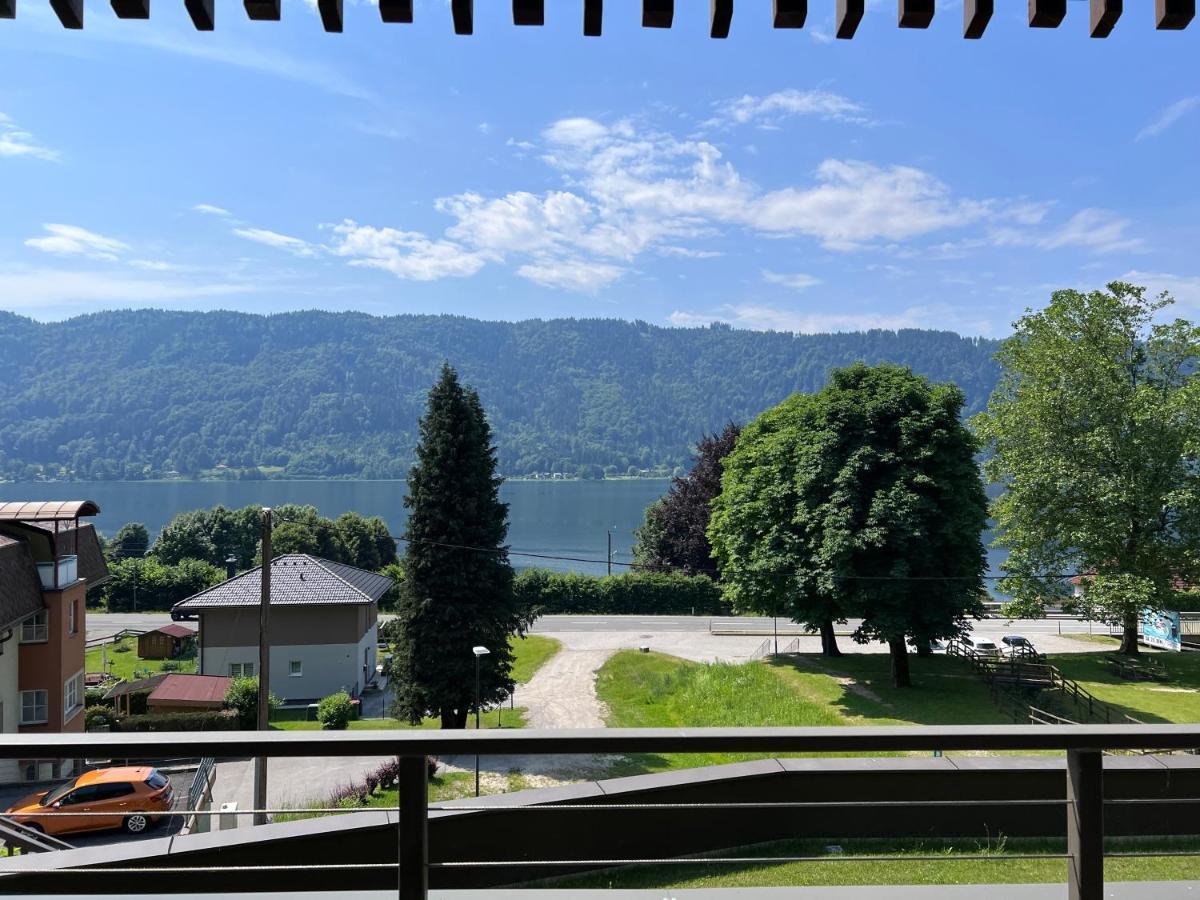 Ferienwohnung Mit Seeblick - Ossiacher See Gerlitzen 사텐도르프 외부 사진
