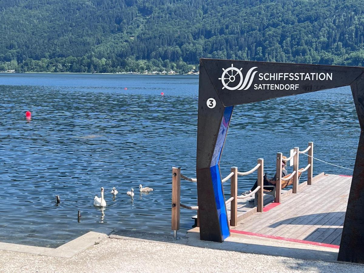 Ferienwohnung Mit Seeblick - Ossiacher See Gerlitzen 사텐도르프 외부 사진
