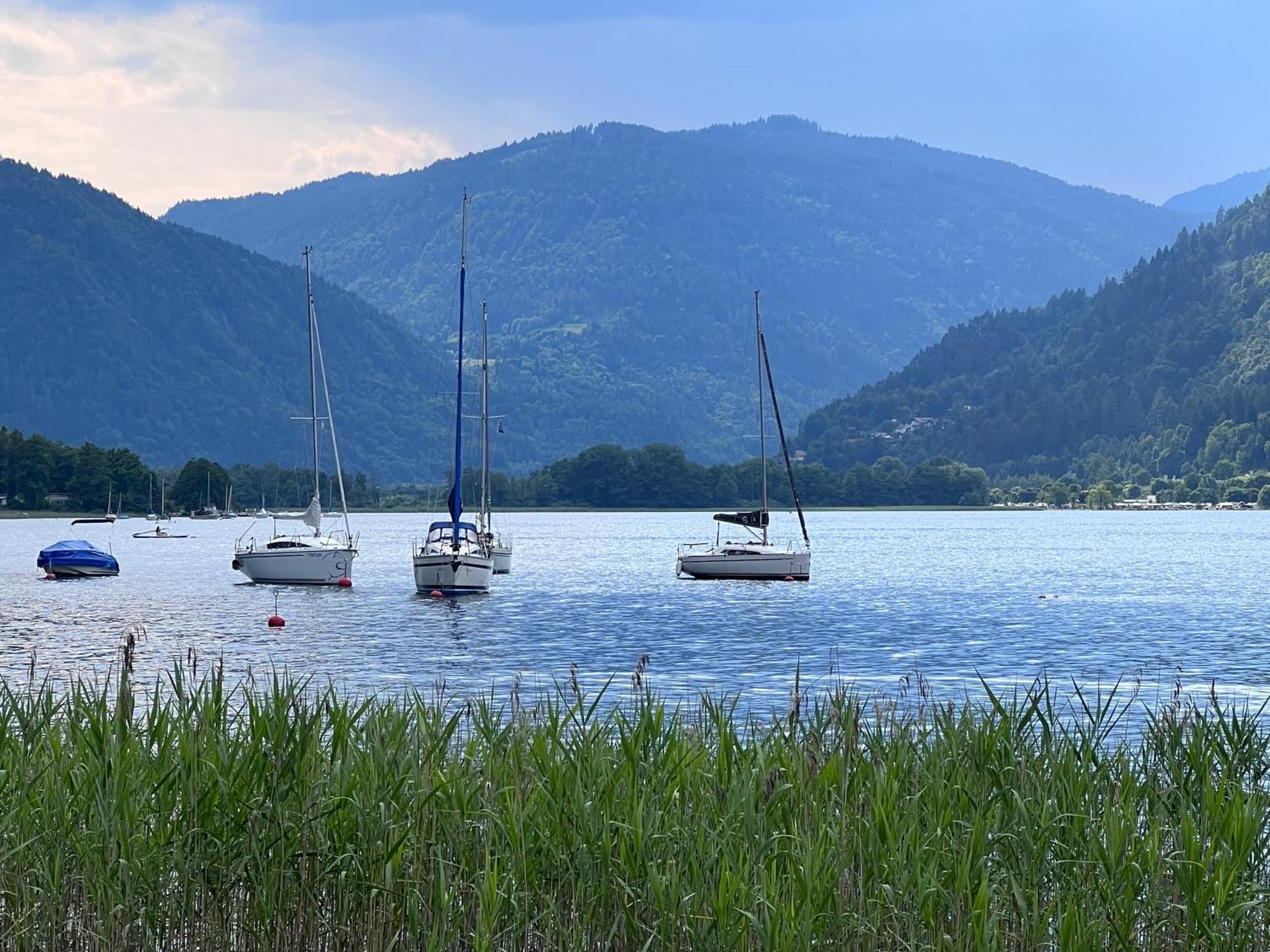 Ferienwohnung Mit Seeblick - Ossiacher See Gerlitzen 사텐도르프 외부 사진